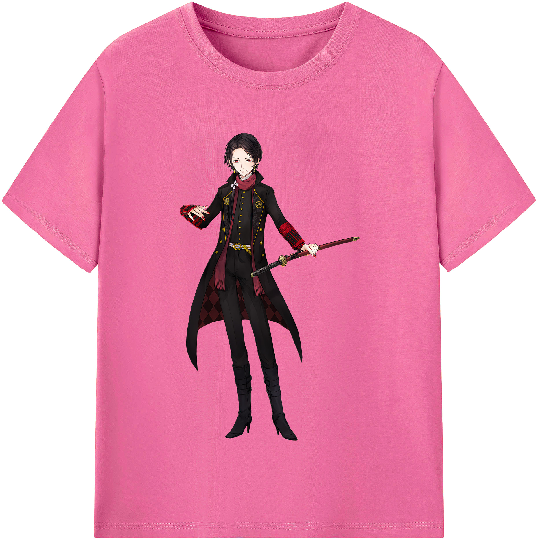 （画像用） 刀剣乱舞 Touken Ranbu レディースカジュアルプリントTシャツ（綿100％）